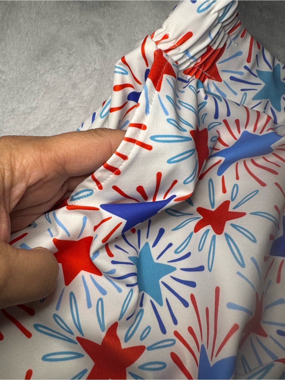 Jess Lea Red & Blue Star Print Skort with Pockets Size XL - Picture 4 of 8